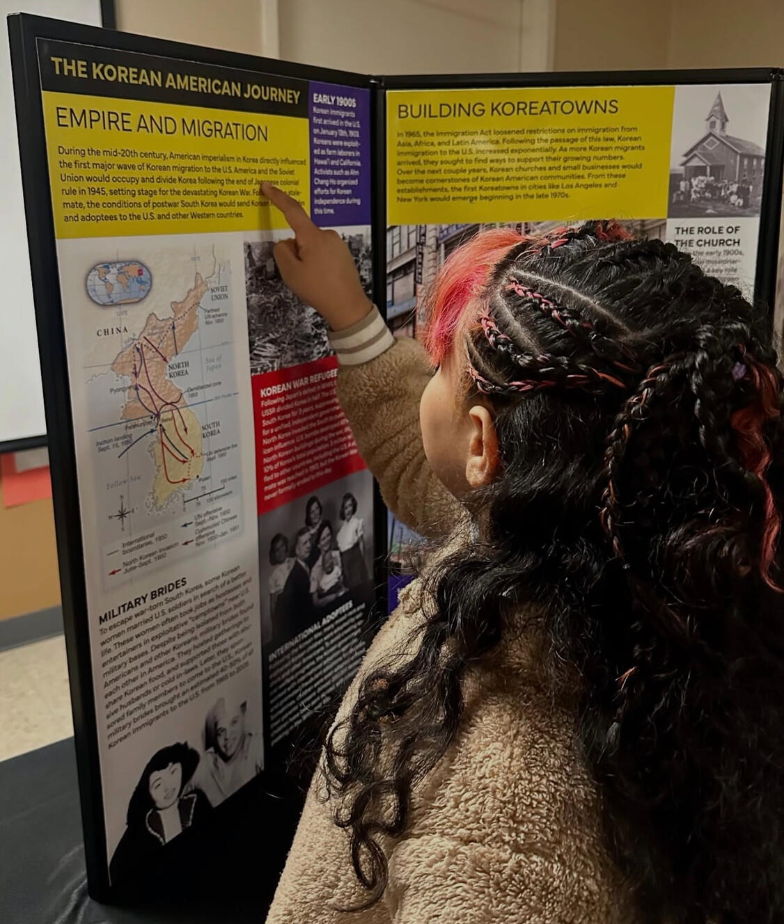 Korean American Journey on exhibit at schools and community centers in Rhode Island.